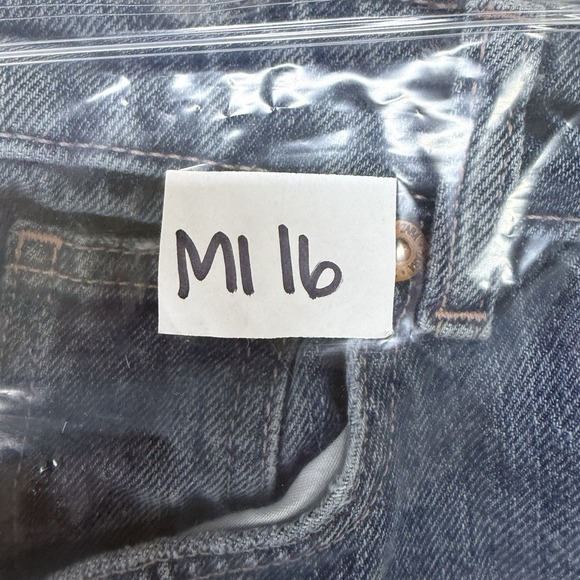 Zara Sz 0 Jeans Wide Leg Raw Hem High Waisted Rise Light Wash Women's Baggy - Picture 13 of 13